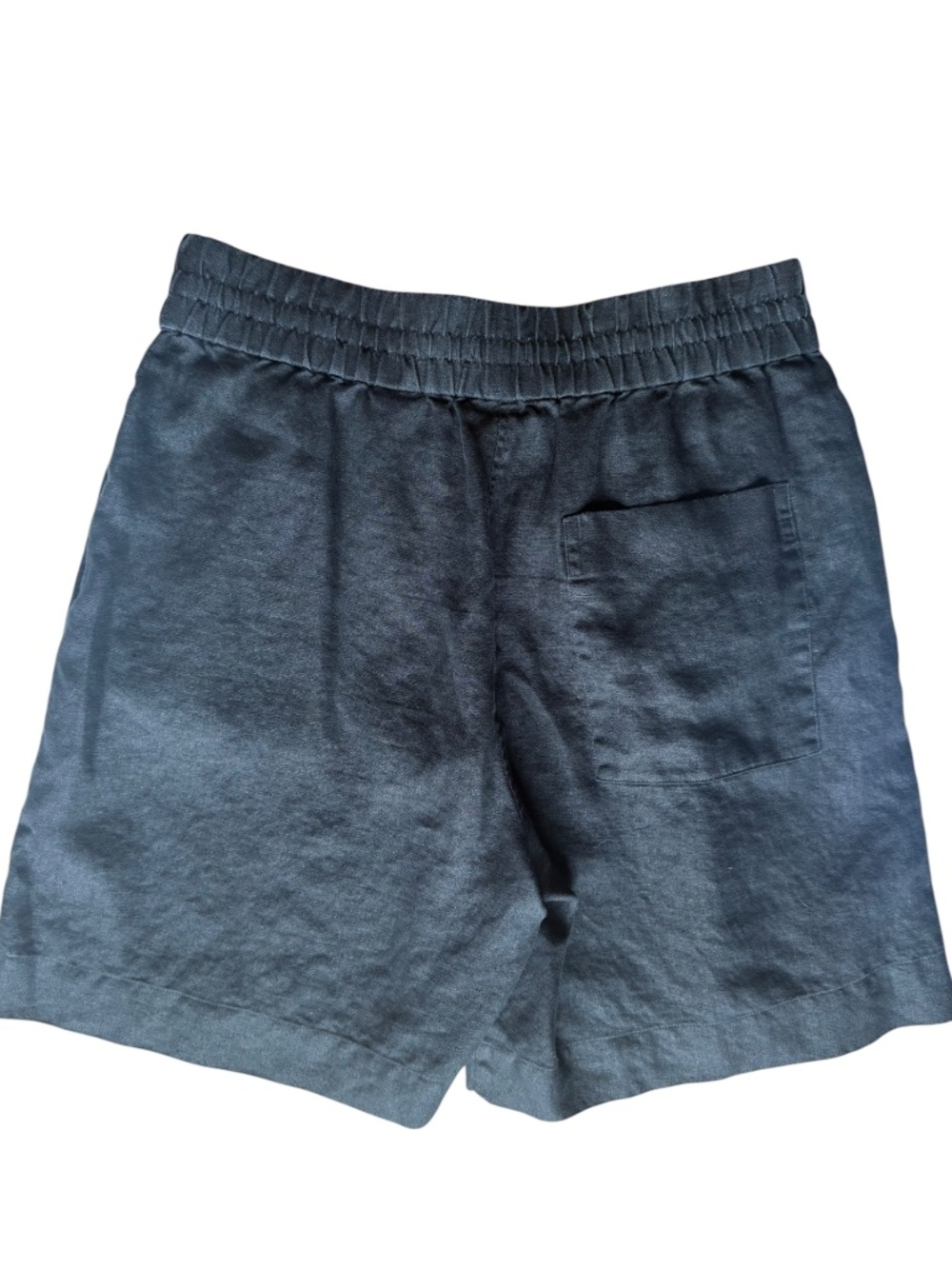COS  100% Linen Black Shorts Sz L - Picture 3 of 6
